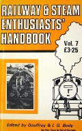 Book cover of Railway Enthusiasts' Handbook  by BODY, Geoffrey & I.G. (ed.) 